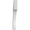 Ekena Millwork 3 1/2-in. W x 28-in. D x 34-in. H Westlake Architectural Grade PVC Knee Brace BRCP035X28X34WTL - alternate 3